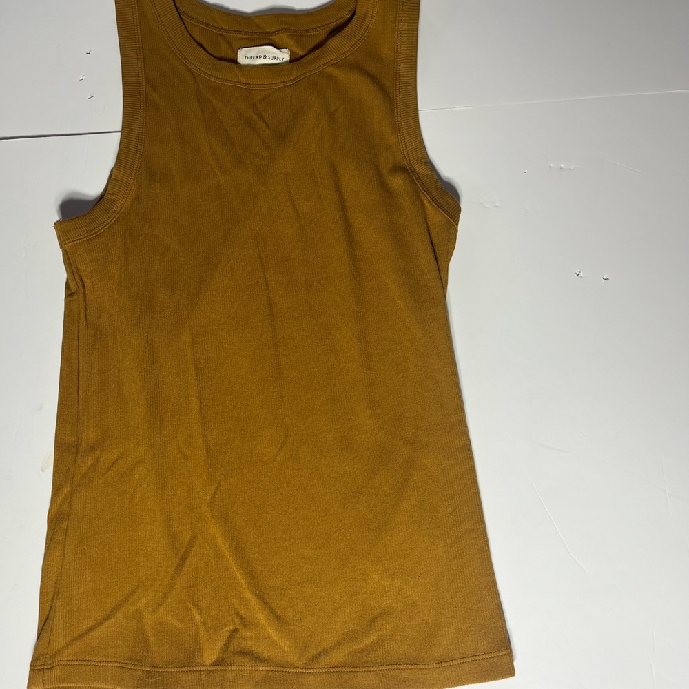 Thread & Supply Golden Brown Tank Top